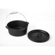 CS SOLINGEN Litinový hrnec na grilování a vaření na otevřeném ohni pr. 24 cm PARILLA CS-993587 - thumb (1)