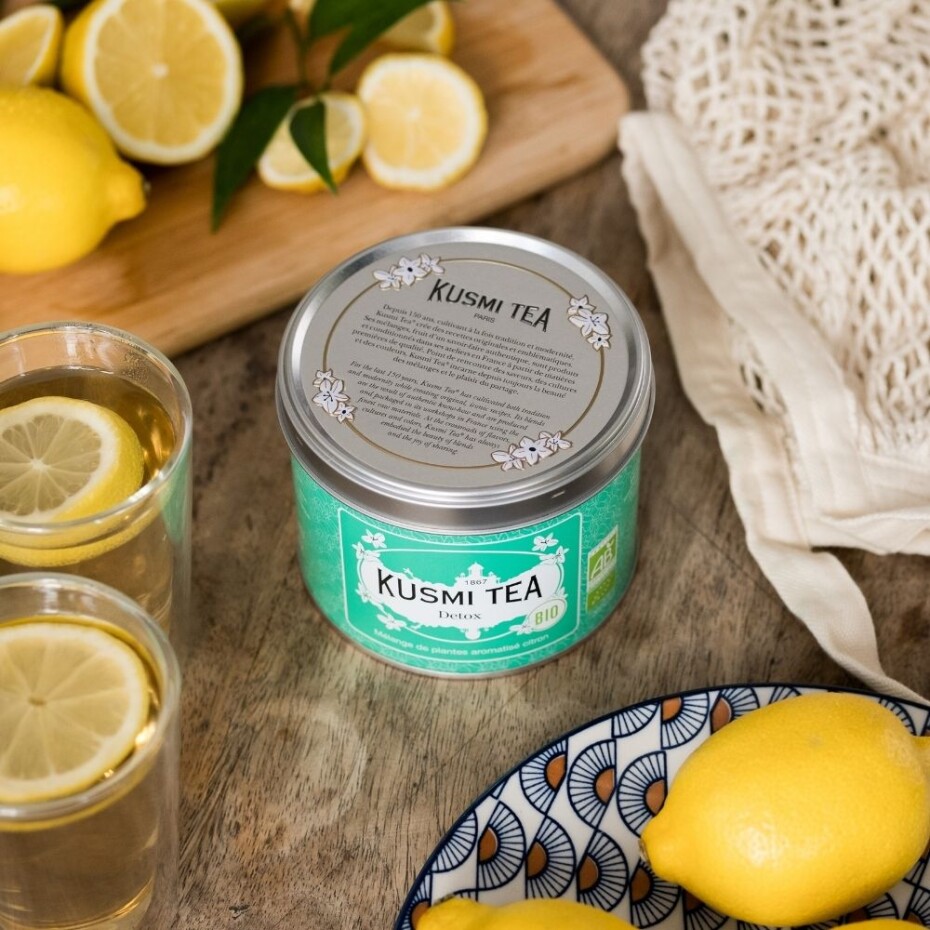 Zelený čaj DETOX, 100 g plechovka, Kusmi Tea - main (3)