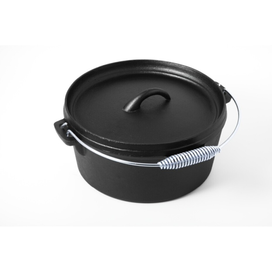 CS SOLINGEN Litinový hrnec na grilování a vaření na otevřeném ohni pr. 24 cm PARILLA CS-993587 - main (0)