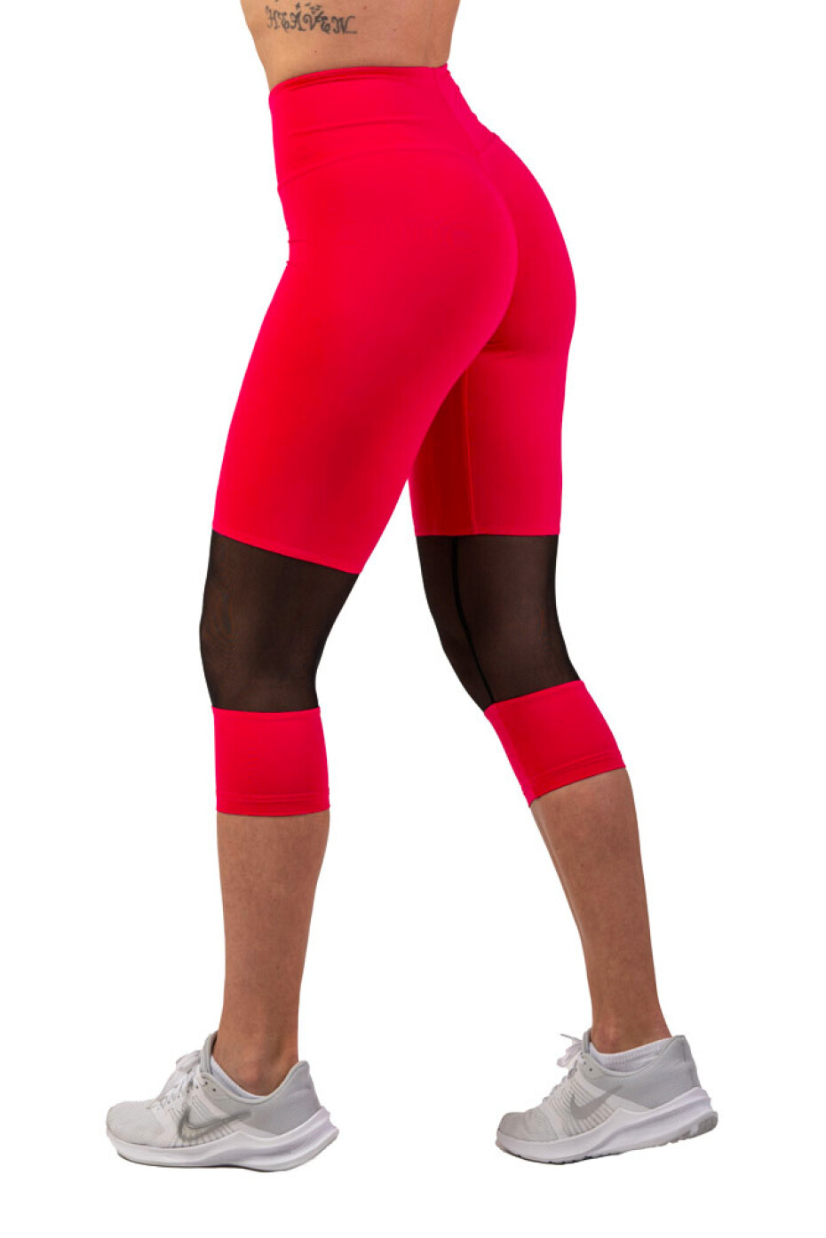 Dámské legíny Nebbia  High-Waist ¾ Length Sporty Leggings 406 pink XS - main (4)