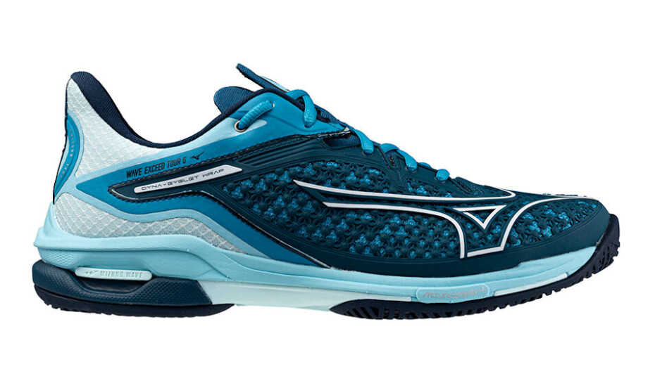 Pánská tenisová obuv Mizuno Wave Exceed TOUR 6 AC Moroccan Blue/White/Blue Topaz  EUR 44 - main (1)