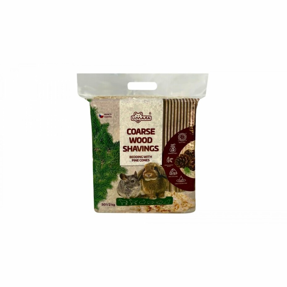 LIMARA Hrubá hoblinová podestýlka se šiškami 50l/2kg - main (0)