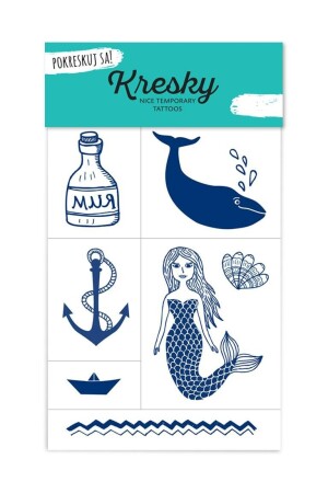 Product detail of Kresky dočasné tetování - Námořnické